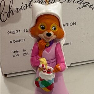 Disney Christmas Magic Maid Marian Ornament #26231-158 Vintage Collectible w Box